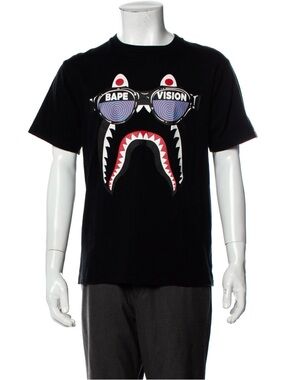 Rare BAPE Vision Shark Tee Size L